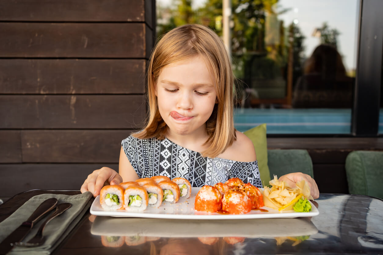 ¿Los niños pueden comer sushi?