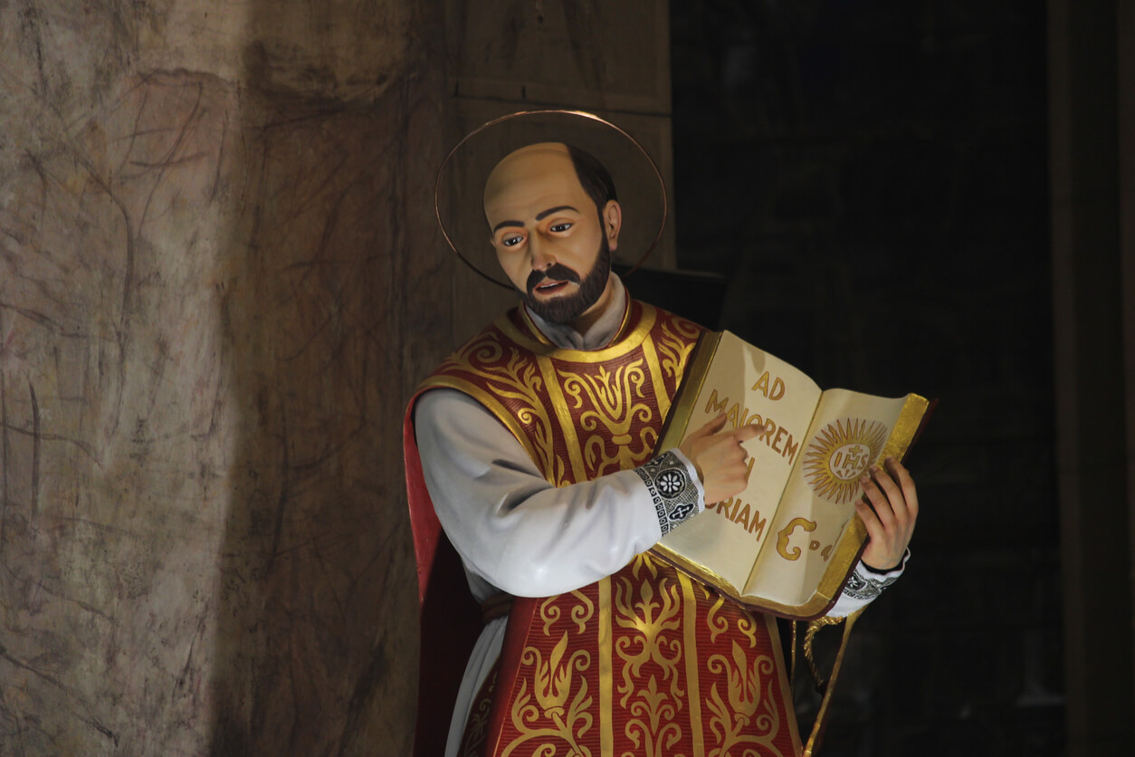 Saint Ignatius of Loyala.