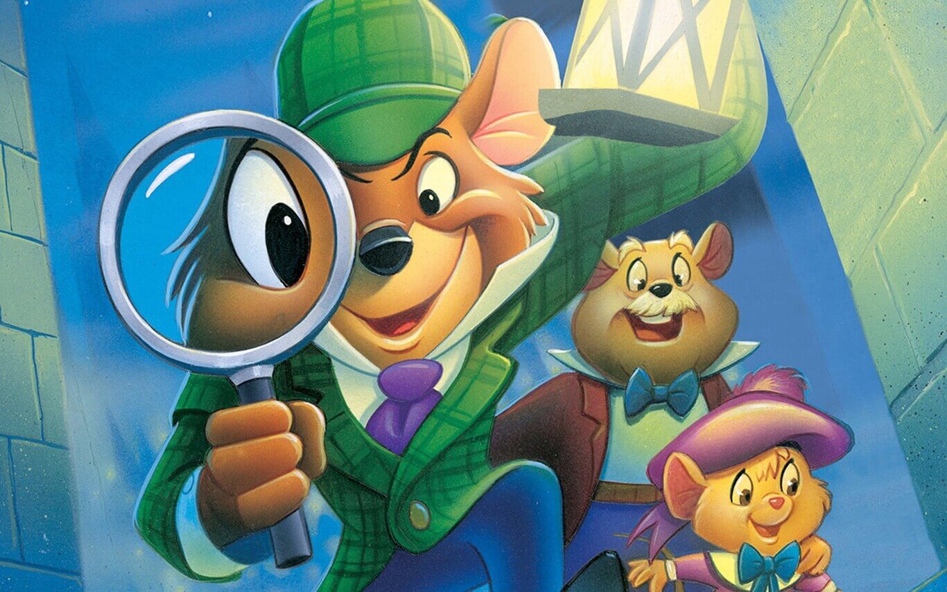 Poster de la película de Disney, Basil el superdetective.