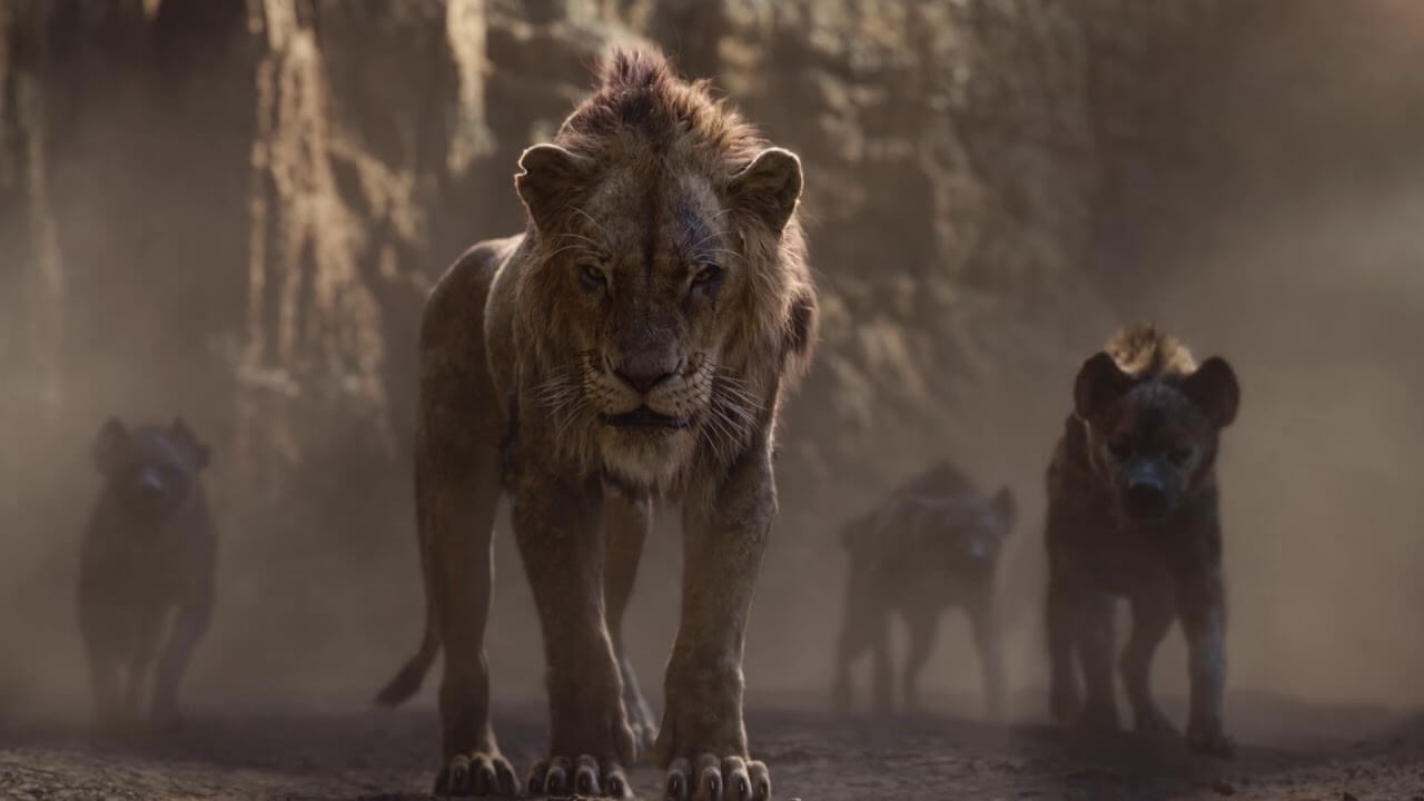 Live action de la película: el rey león.