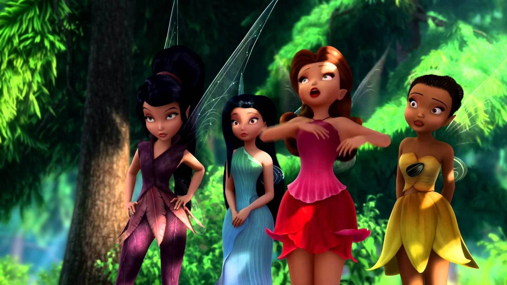 Tinker bell y la bestia de nunca jamás. Película de Disney.