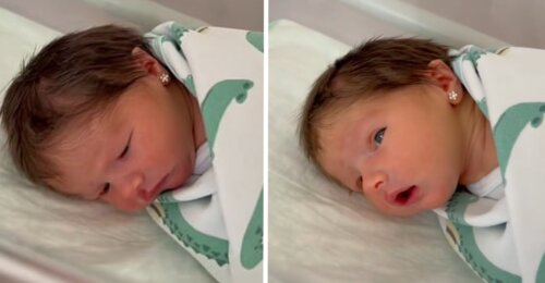Madre perforó orejas de su bebé al día siguiente de haber nacido, ella defiende su postura
