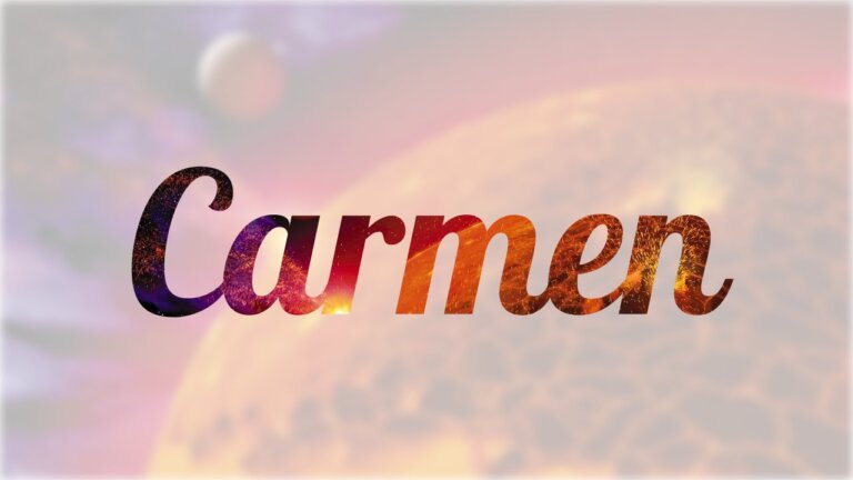 Origen y significado de Carmen