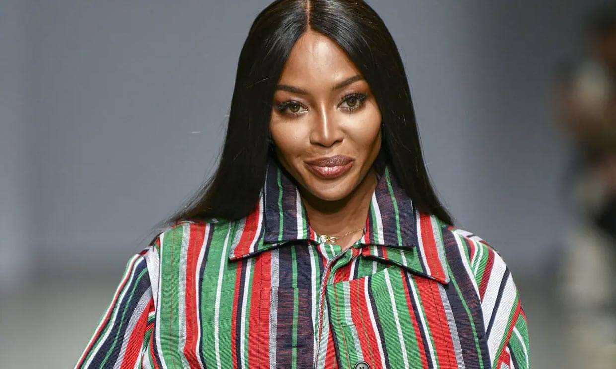 Den britiske modellen Naomi Campbell.
