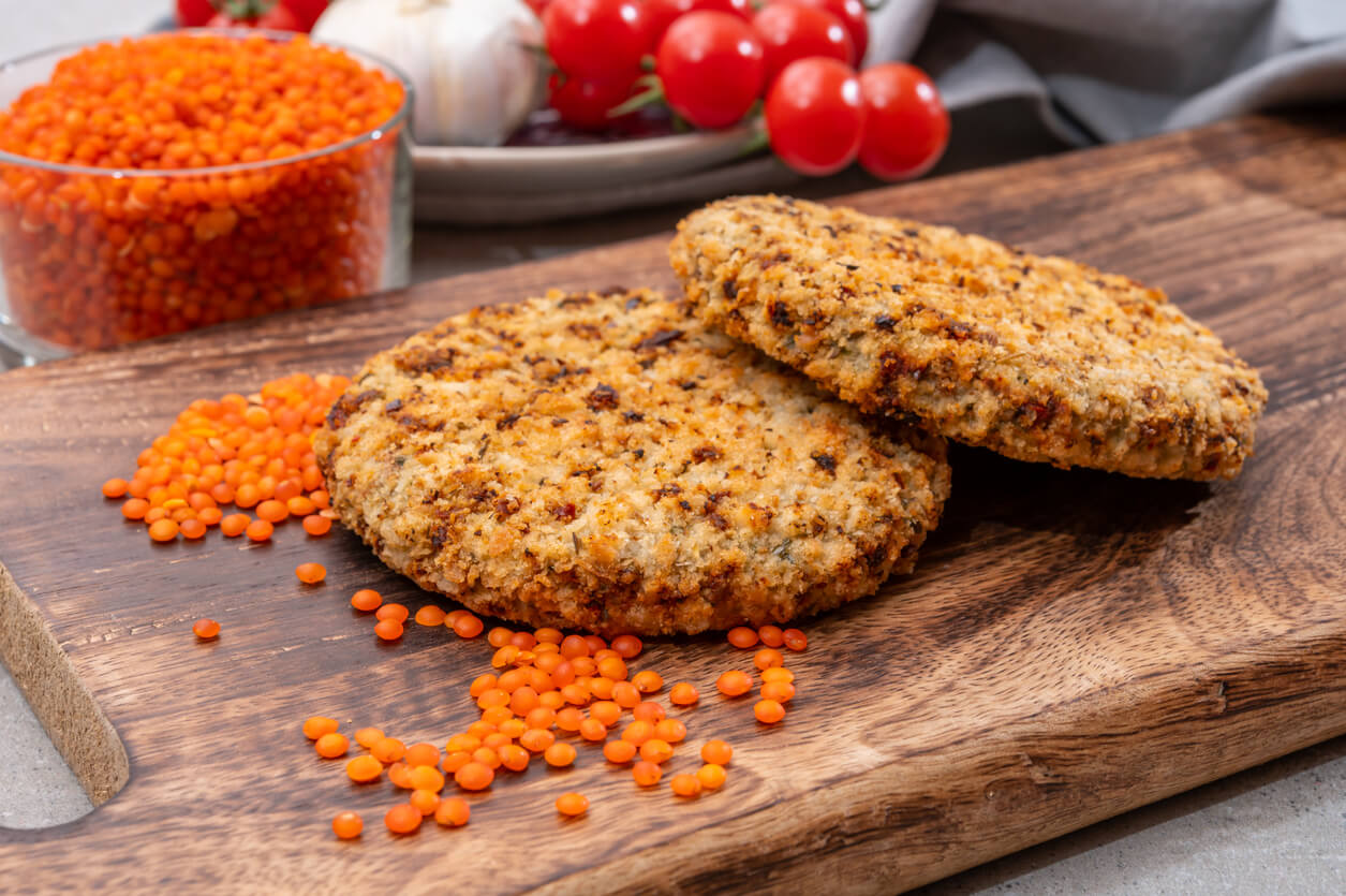 Linseburgere laget med tyrkiske linser.