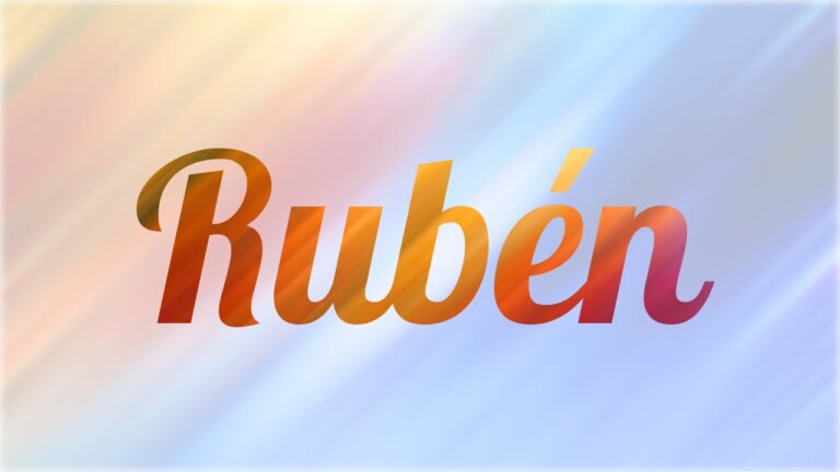 Origen y significado del nombre de Rubén