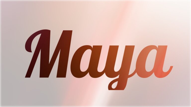 Origen y significado del nombre de Maya