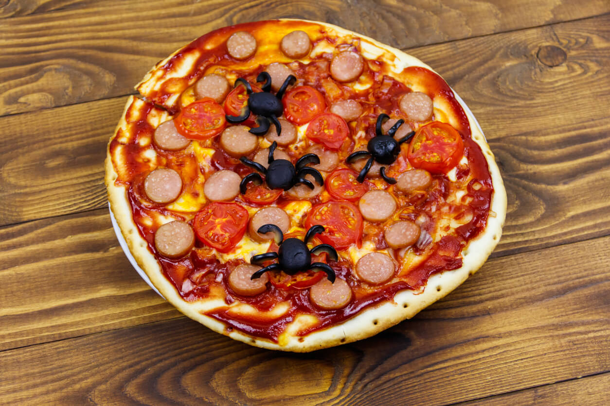 Pizza halloween.