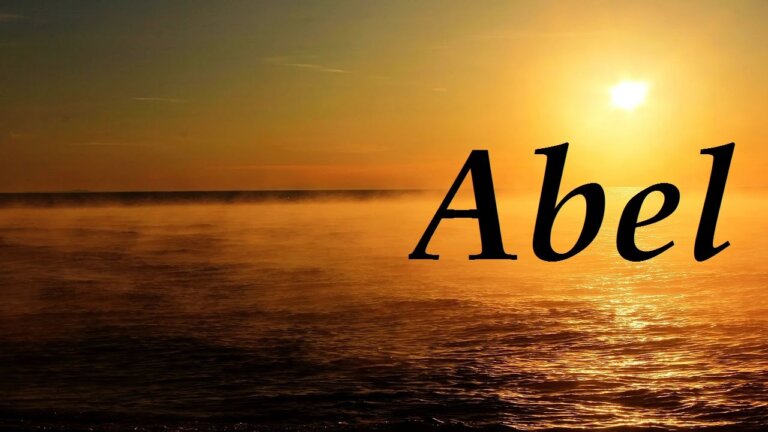 Origen y significado del nombre de Abel