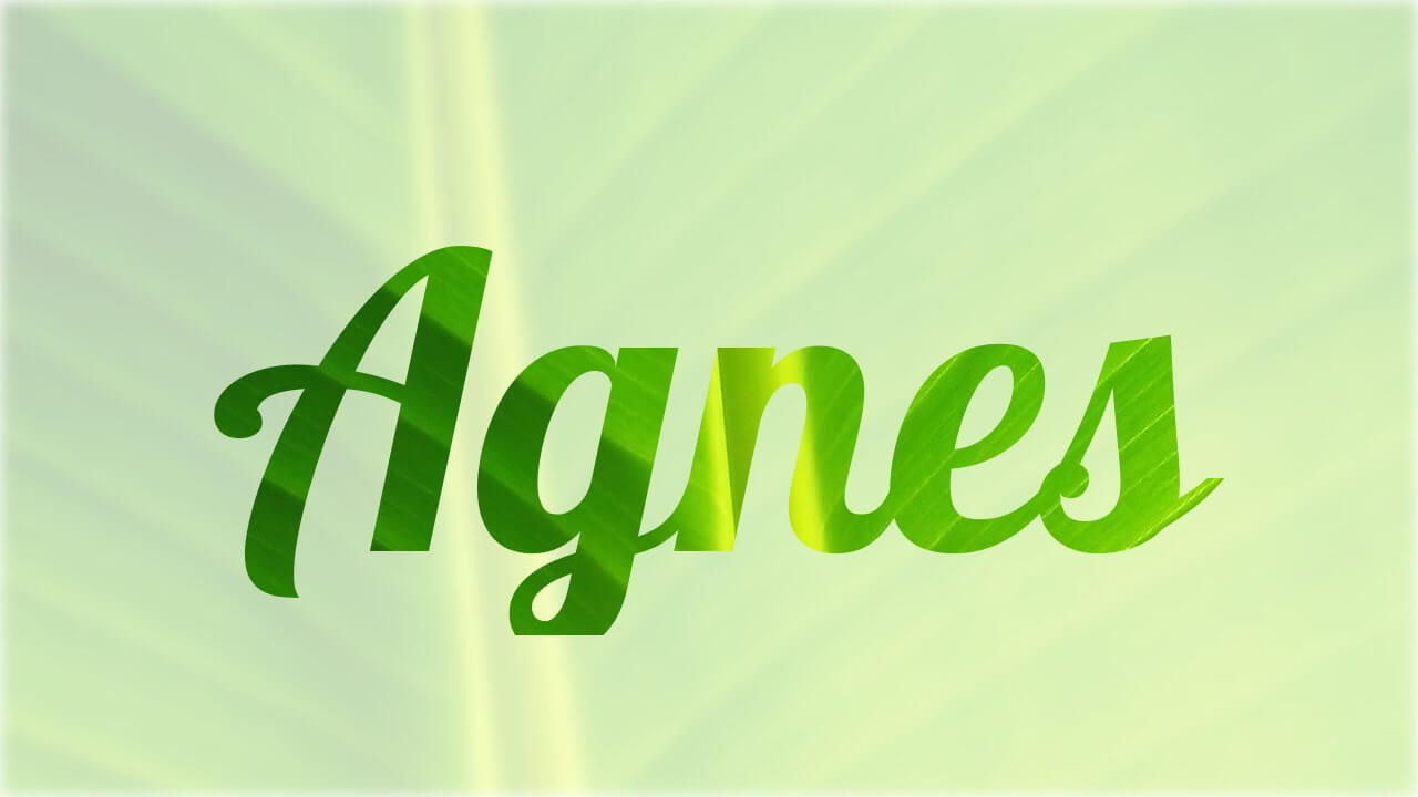 Origen y significado del nombre de Agnès