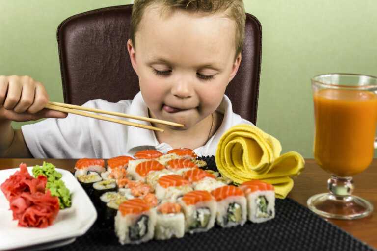 ¿Los niños pueden comer sushi?