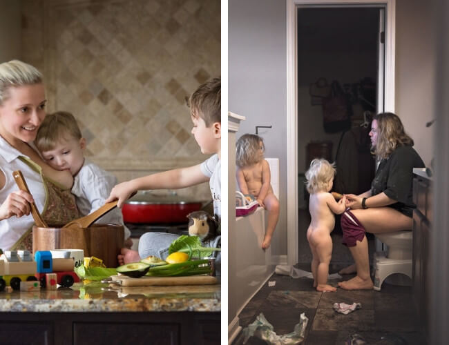 Descubre cómo es la aventura diaria de ser mamá con esta secuencia fotográfica