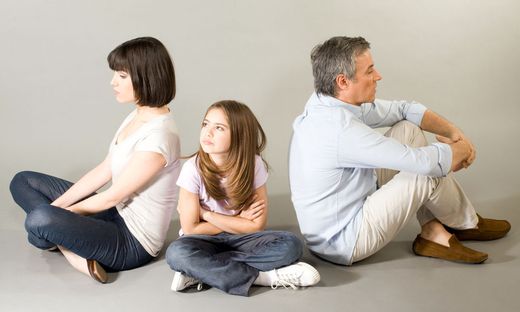 El impacto de la separación de los padres, siendo hijo único