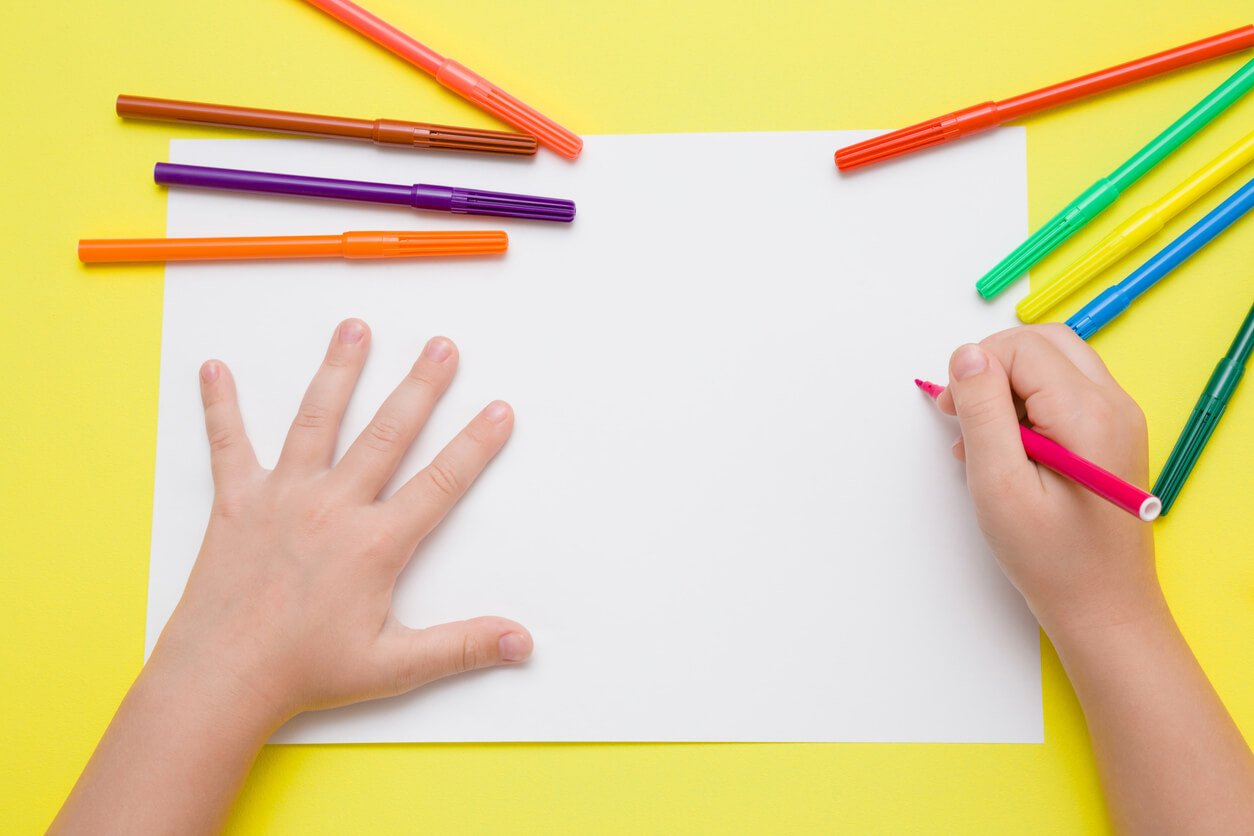 Kinderen vinden het altijd leuk om te tekenen