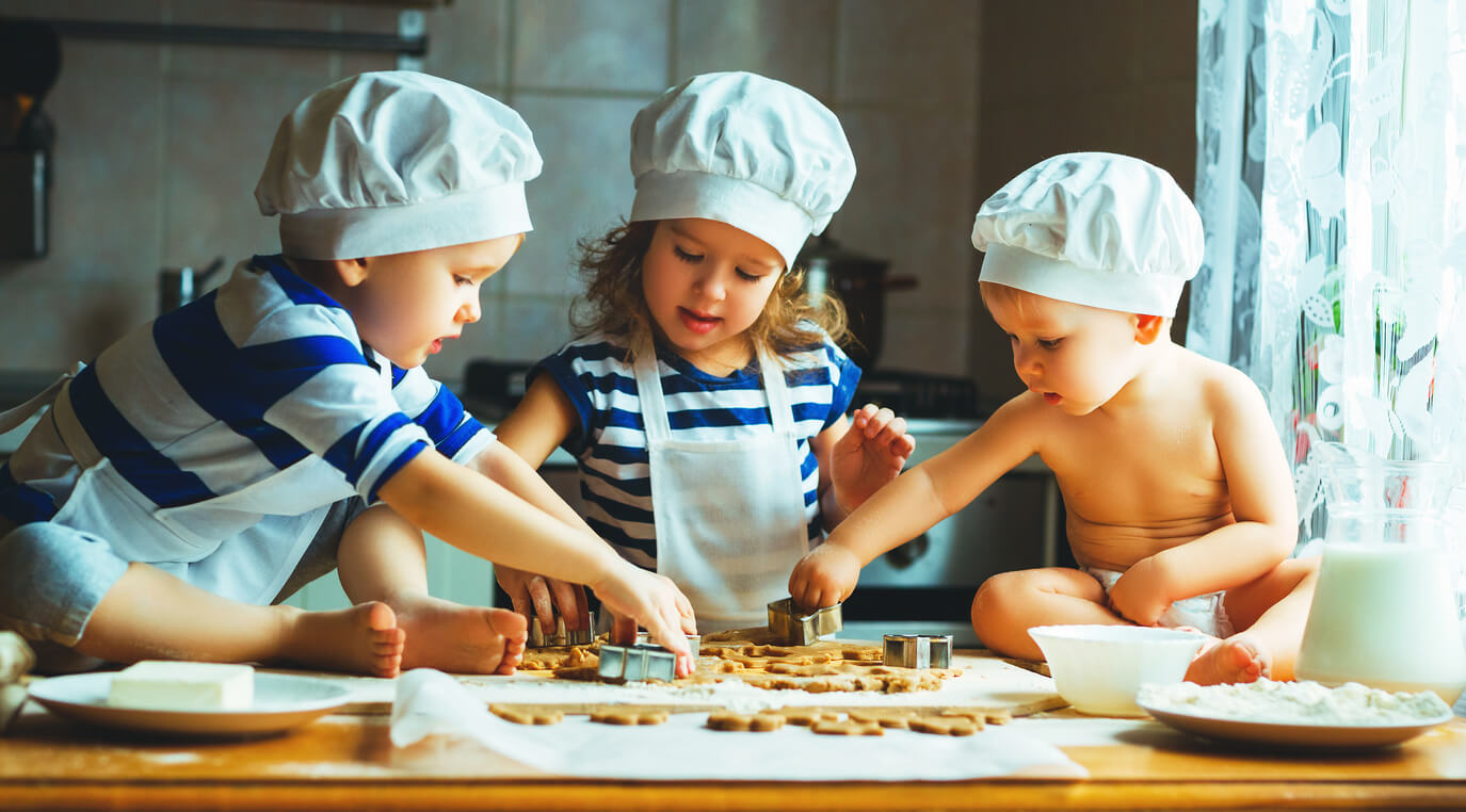 Beneficios de cocinar con nuestros hijos