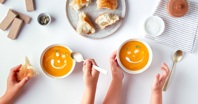 Crema de calabaza, una receta fácil que encantará a los niños