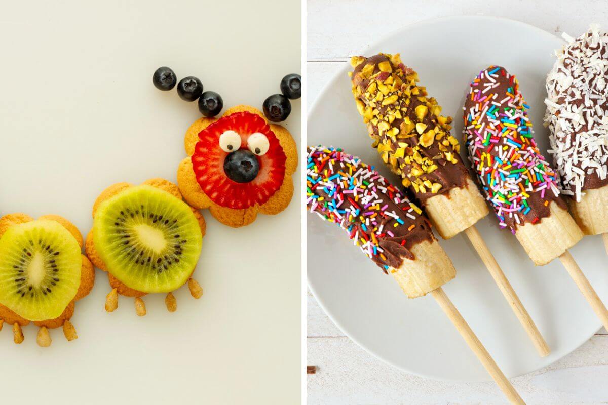 15 ideas de meriendas saludables y divertidas para los niños
