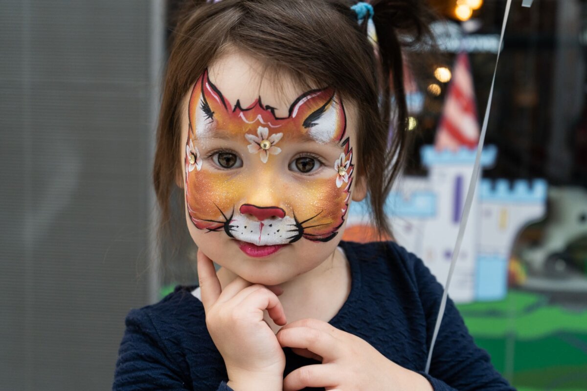 Maquillar niños en Halloween