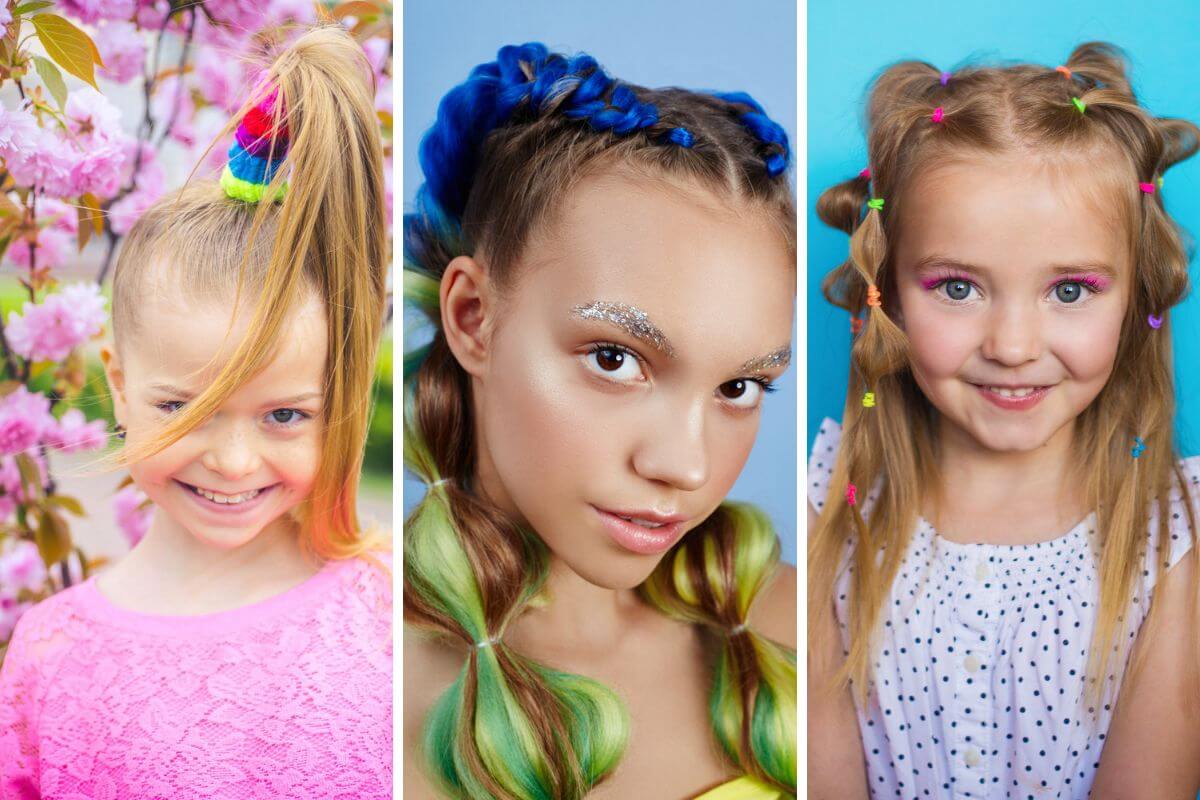 10 ideas de peinados locos para niñas