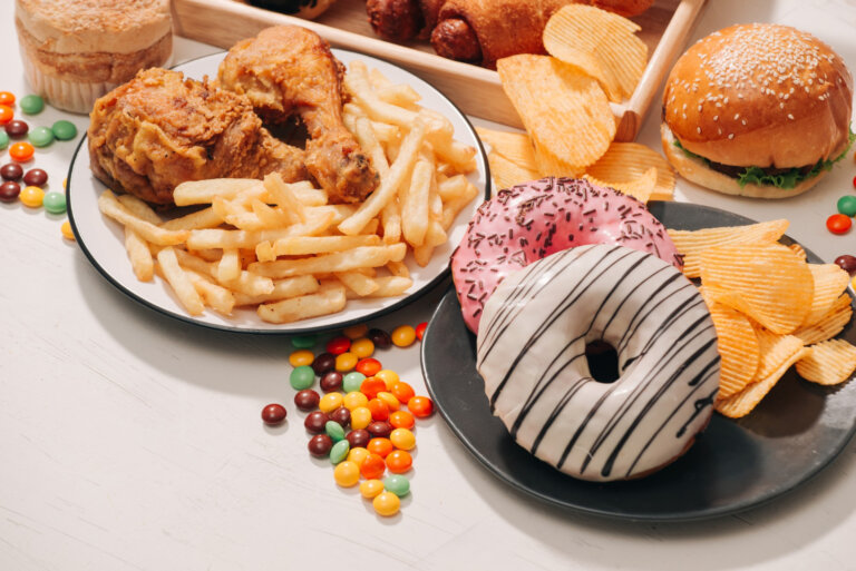 Aliments de fastfood.
