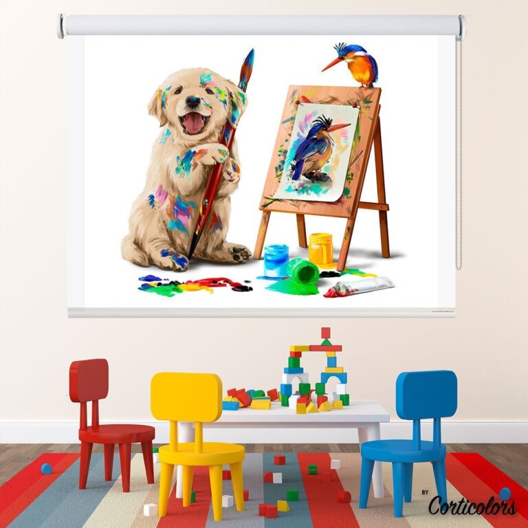 Gepersonaliseerde rolgordijnen voor de kinderkamer